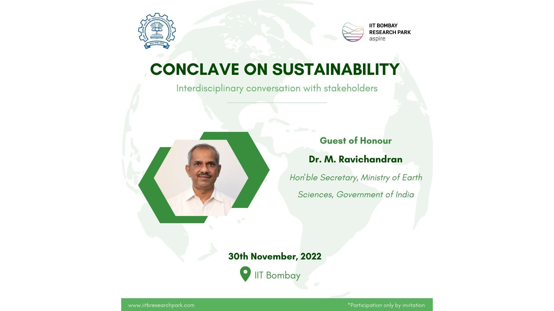 IIT Bombay Research Park to Host Conclave on Sustainability