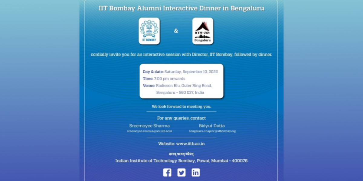 IITB Bangalore Alumni Roadshow