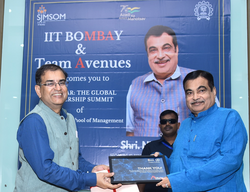 Shri. Nitin Gadkari, Hon’ble Union Minister of Road Transport and Highways, Government of India, Visits IIT Bombay Campus