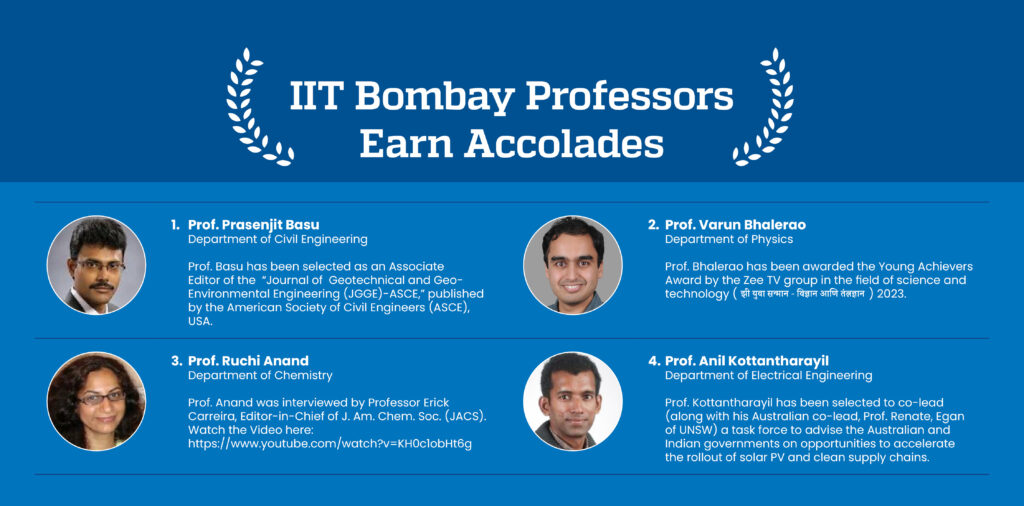 IIT Bombay Professors Earn Accolades