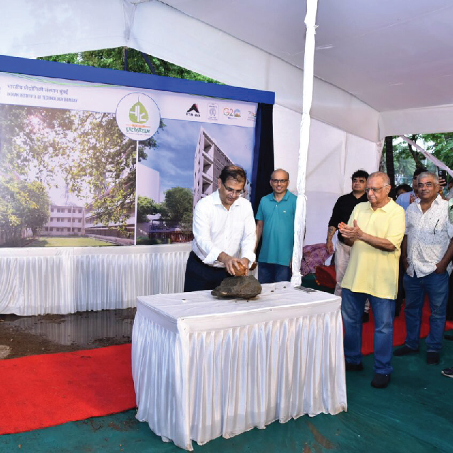 Groundbreaking Ceremony of Project                        Evergreen Held on IIT Bombay Campus